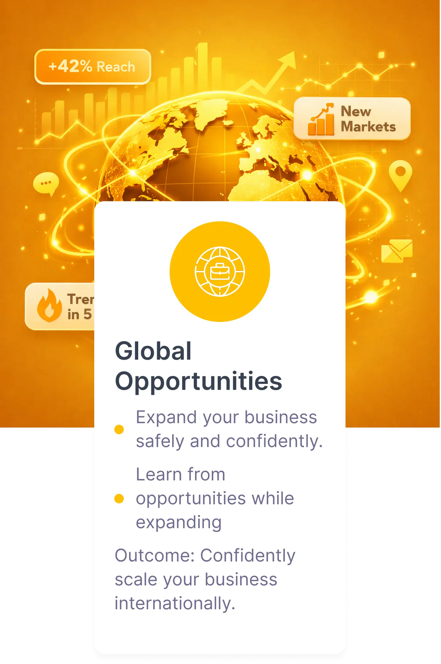 Global Opportunities — expand your business safely and confidently